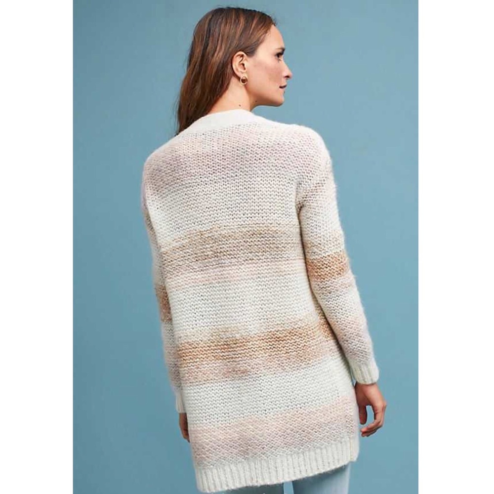 {Anthropologie} NUMPH Metallic Striped Cardigan - Picture 2 of 8